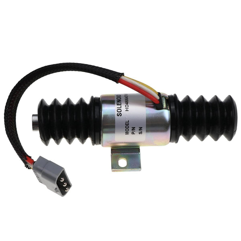 DURAFORCE 24V Stop Solenoid VOE11033954 for Volvo L120B L120C L150 L150C L180 L90B L90C