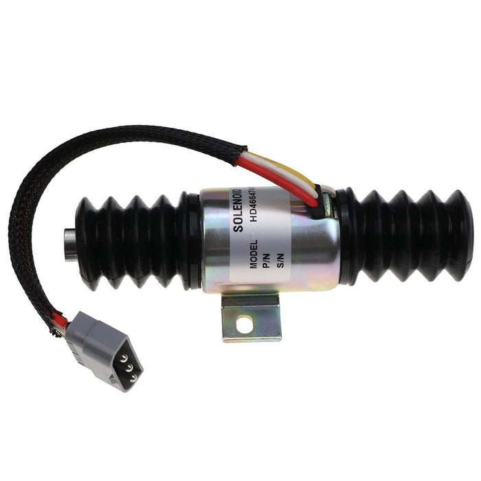 DURAFORCE 24V Stop Solenoid VOE11033954 for Volvo L120B L120C L150 L150C L180 L90B L90C