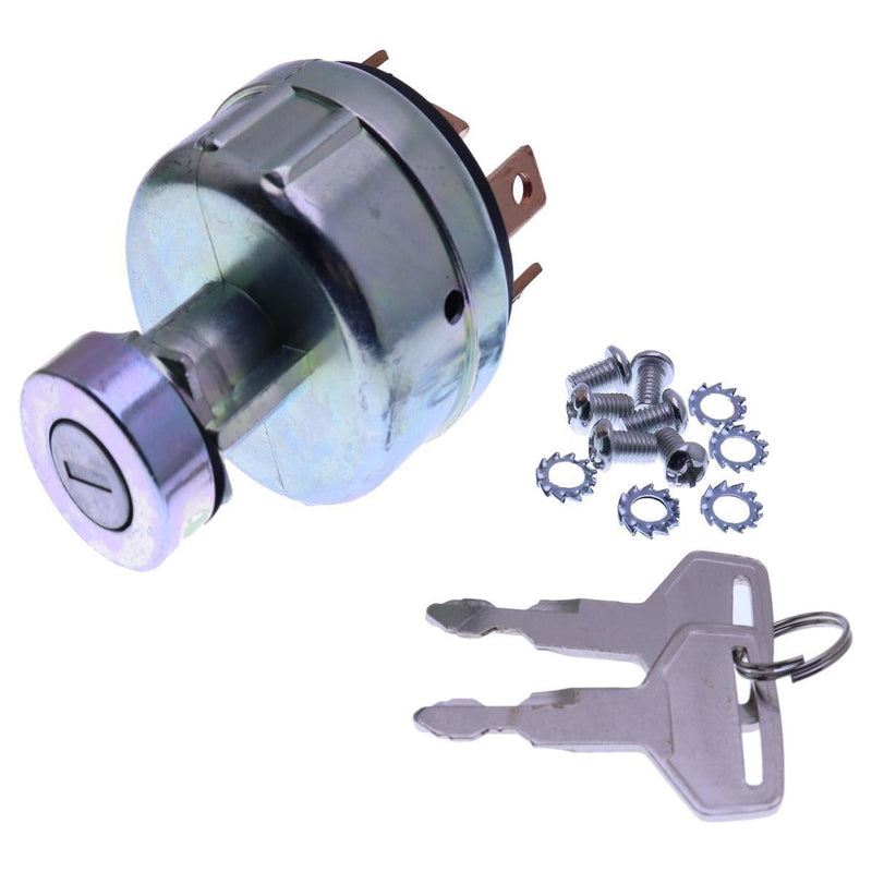 DURAFORCE Ignition Switch With 2 Keys PH50S00007S001 for CASE CX17B CX47 CX25