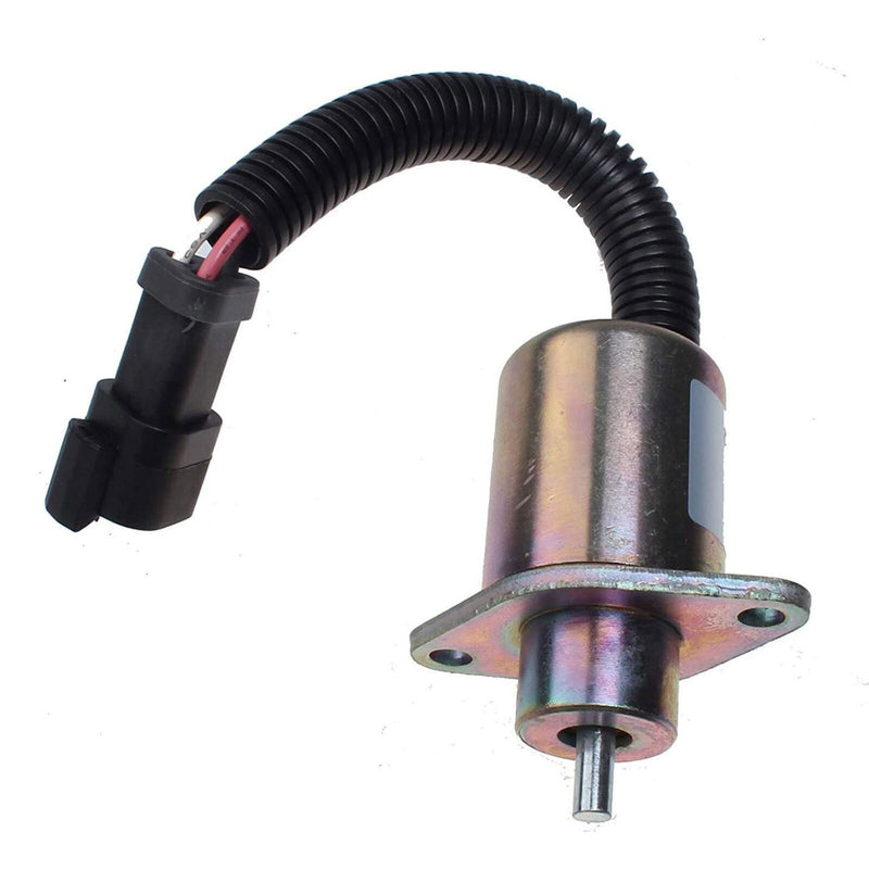 DURAFORCE 12V Fuel Shutoff Solenoid 173-1338 172-7209 for Caterpillar 236 246 248 252 262