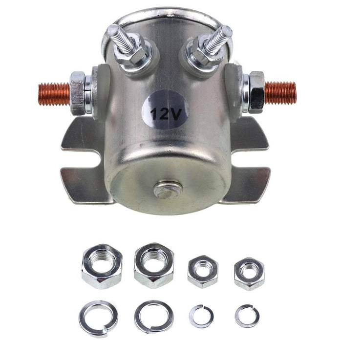 DURAFORCE 12V 4 Terminals Solenoid 16542-G1 for Gas E-Z-GO Marathon