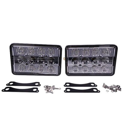 DURAFORCE 2Pcs LED Floodlight Spotlight AL75338 for John Deere 5105 6110 6110L 7610 7810