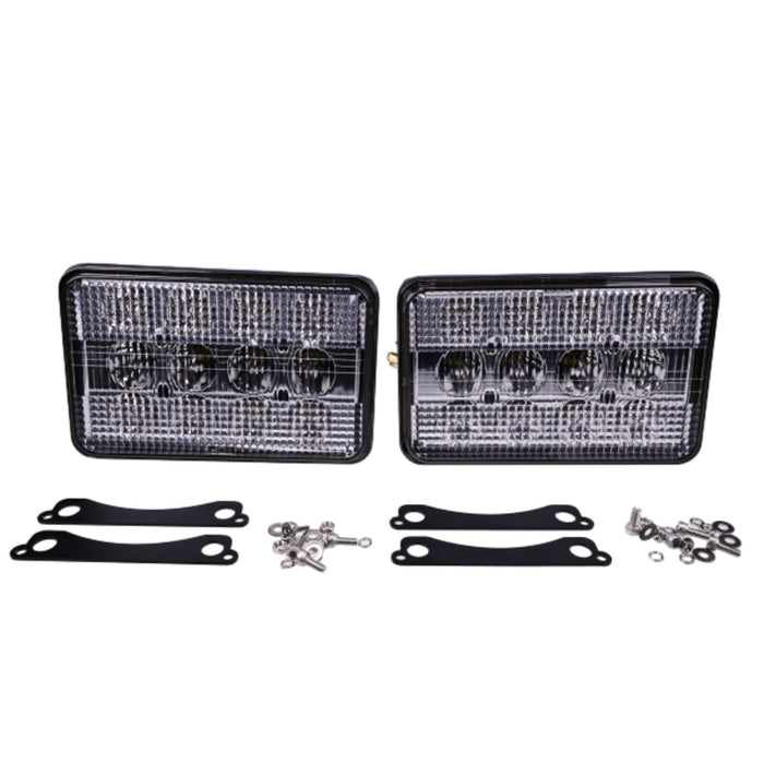 DURAFORCE 2Pcs LED Floodlight Spotlight AL75338 for John Deere 5105 6110 6110L 7610 7810