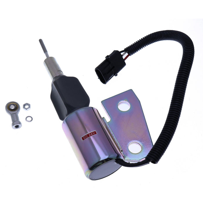 DURAFORCE 24V Stop Solenoid SA-4941-24 3991168 3964628 for Cummins 4BT Engine Hyundai R130