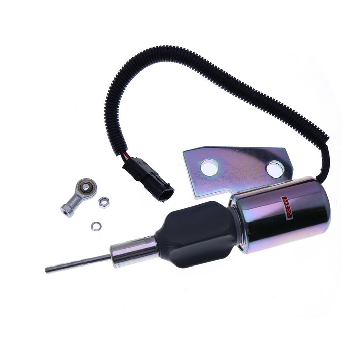 DURAFORCE 24V Stop Solenoid SA-4941-24 3991168 3964628 for Cummins 4BT Engine Hyundai R130