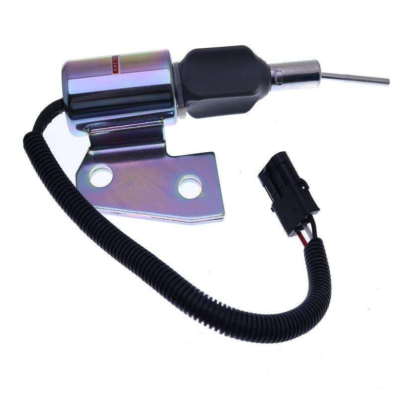 DURAFORCE 24V Stop Solenoid SA-4941-24 3991168 3964628 for Cummins 4BT Engine Hyundai R130