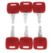 DURAFORCE 6Pcs Ignition Keys RE71557 for John Deere 9120 9230 9330 9410R 9430 9430T 9460R