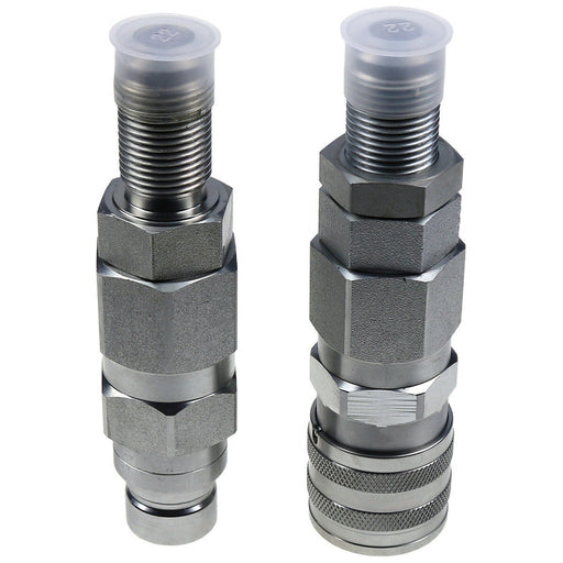 DURAFORCE #10 JIC Thread 1/2" Hydraulic Quick Connect Coupler Set for CASE 410 420 430 435