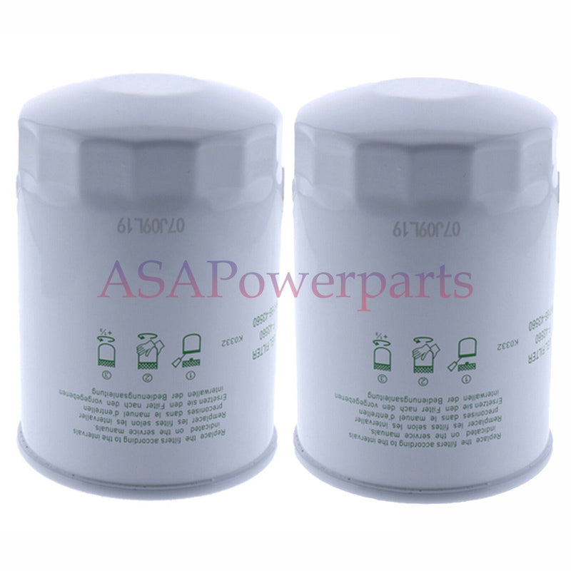 DURAFORCE 2 Pcs Fuel Filter HHV00-51640 for Kubota V3800 Track Loader SVL75-2C SVL95-2S