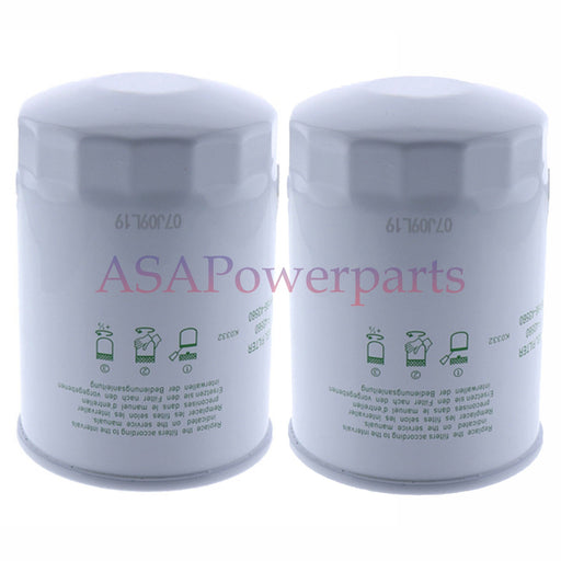 DURAFORCE 2 Pcs Fuel Filter HHV00-51640 for Kubota V3800 Track Loader SVL75-2C SVL95-2S