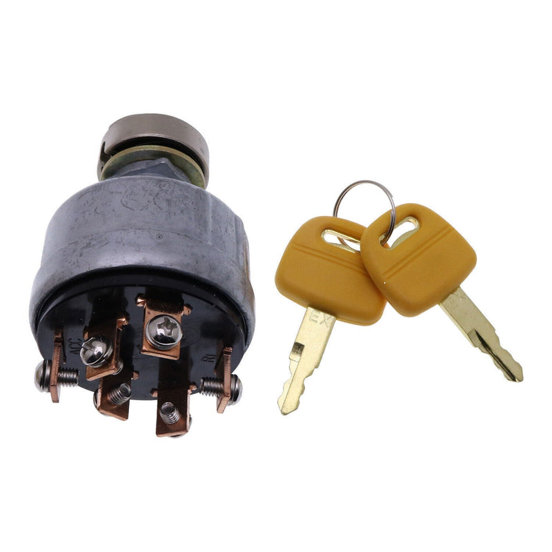 DURAFORCE Ignition Starter Switch W/2 Keys 4186745 For Hitachi EX100 EX120 EX200-1 EX150