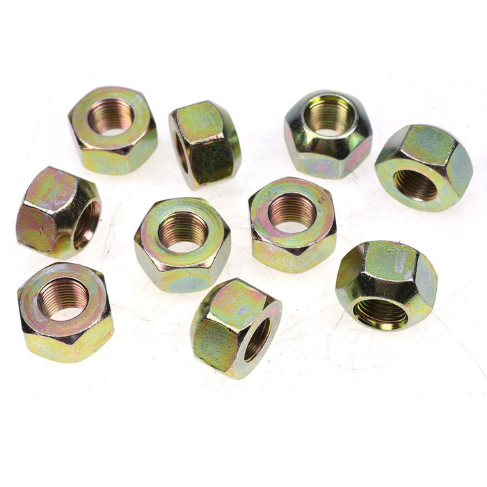 DURAFORCE 10X Wheel Nut 6564669 for Bobcat 1213 1600 2000 2400 2410 444M 500 520 530 533