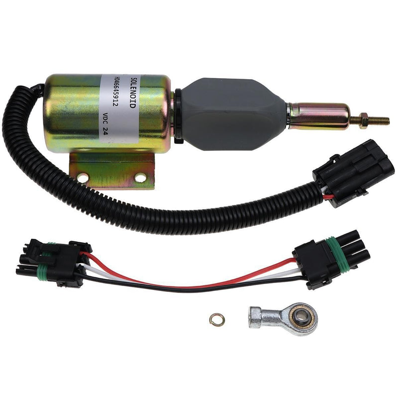 DURAFORCE 24V Fuel Shutdown Solenoid for John Deere 120 160LC 200LC 230LC 270LC Cummins6CT