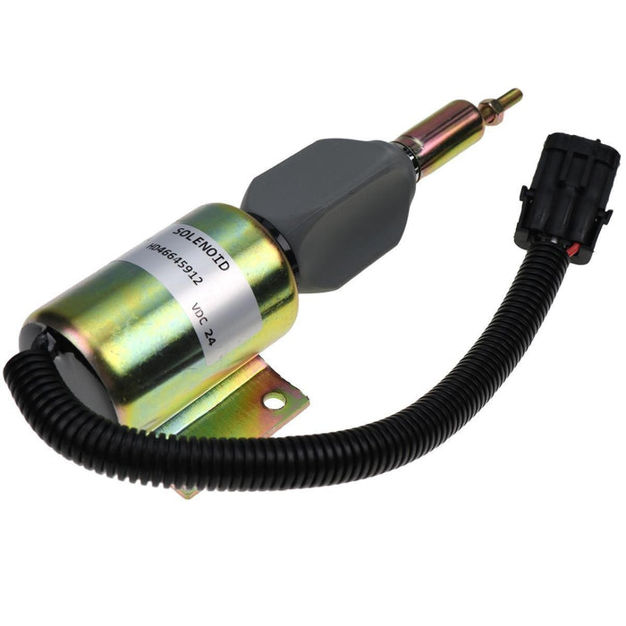DURAFORCE 24V Fuel Shutdown Solenoid for John Deere 120 160LC 200LC 230LC 270LC Cummins6CT