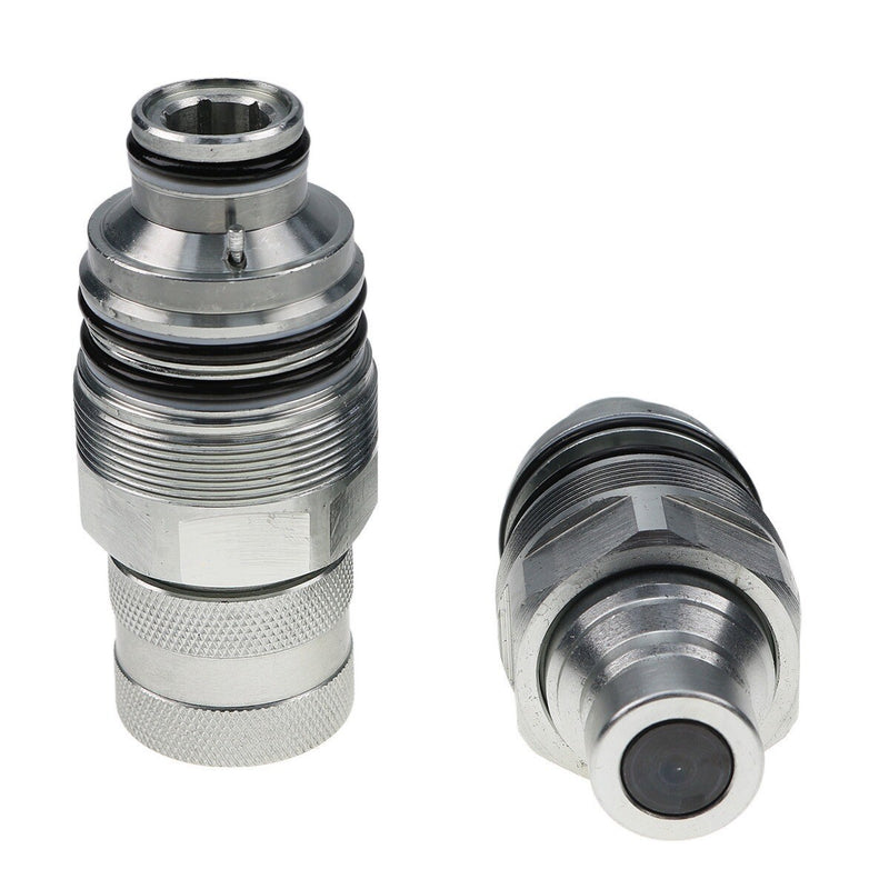 DURAFORCE Flat Face Coupler Kit 6679837 6680018 for Bobcat 753 763 773 863 A220 A300 A770