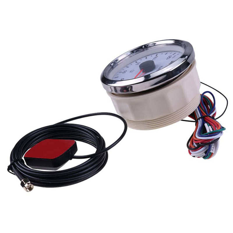DURAFORCE GPS Speedometer 125MPH Adjustable for Boat Car 3 3/8 12V 24V with Backlight