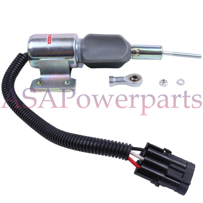 DURAFORCE 24V Stop Solenoid 6733-81-9110 for Komatsu Wheel Loader WA180PT-3L WA250PT-3L