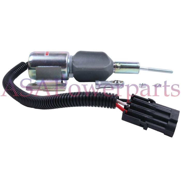 DURAFORCE 24V Stop Solenoid 6733-81-9110 for Komatsu Wheel Loader WA180PT-3L WA250PT-3L