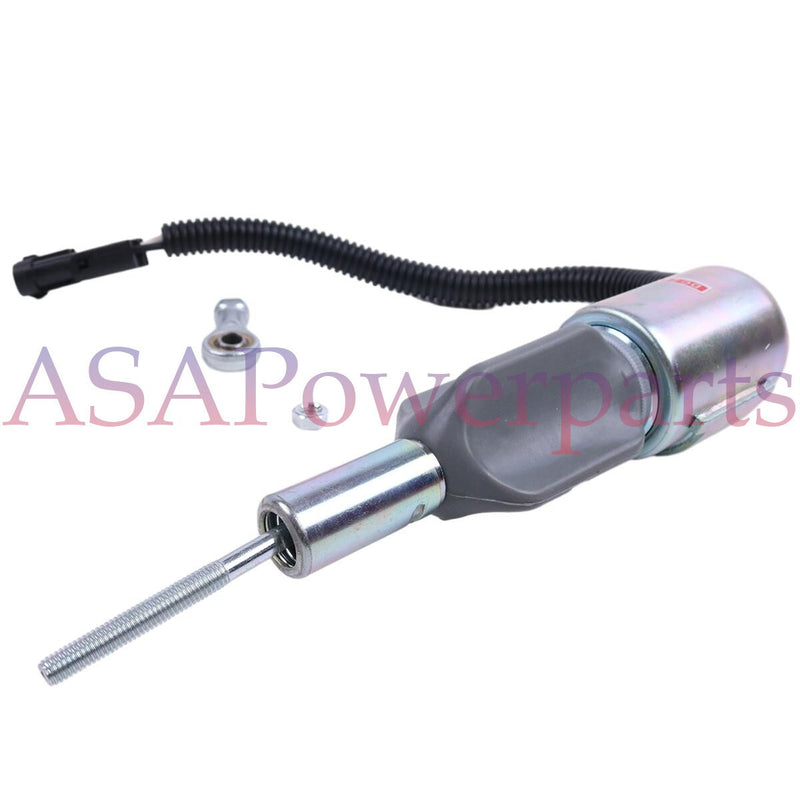 DURAFORCE 24V Stop Solenoid 6733-81-9110 for Komatsu Wheel Loader WA180PT-3L WA250PT-3L
