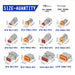 DURAFORCE 750 Pcs Deutsch DT Connector Plug Kit for 14 16 18 20 AWG Stamped Contact Kit