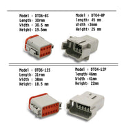 DURAFORCE 750 Pcs Deutsch DT Connector Plug Kit for 14 16 18 20 AWG Stamped Contact Kit