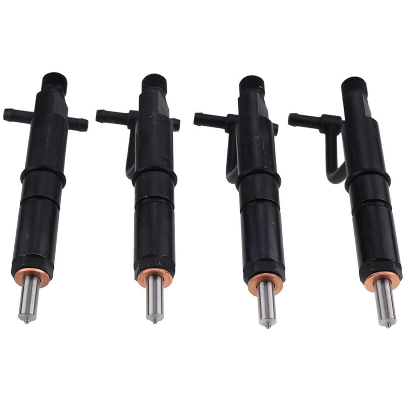 DURAFORCE 4Pcs Fuel Injector 8944422241 for Isuzu 4JA1 4JB1 4JC1 Hitachi EX40 EX45 EX60UR