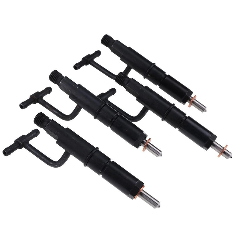 DURAFORCE 4Pcs Fuel Injector 8944422241 for Isuzu 4JA1 4JB1 4JC1 Hitachi EX40 EX45 EX60UR