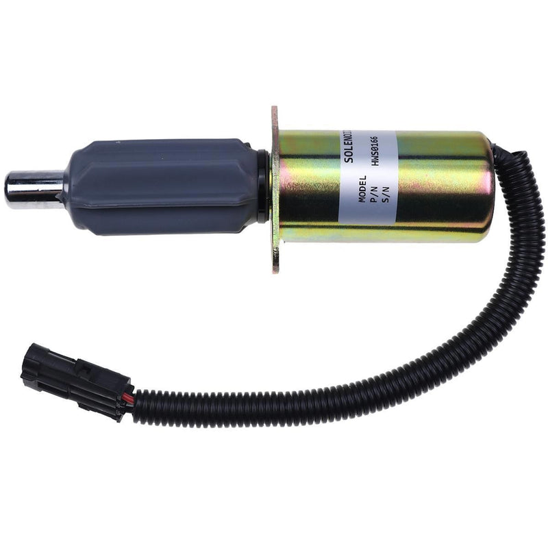 DURAFORCE 12V Fuel Shutdown Stop Solenoid 3921978 for Cummins 6C8.3 6CT 6CTA 4B3.9 6B5.9