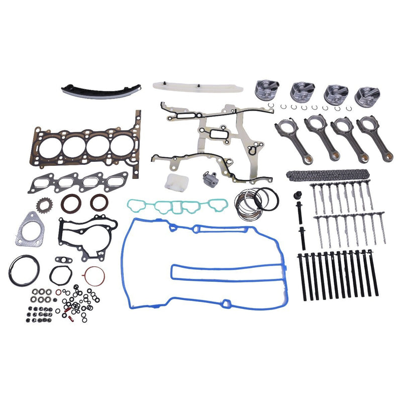 DURAFORCE Engine Pistons Overhaul Rebuild Kit - Con Rods For 11-16 Chevy Cruze Buick 1.4L