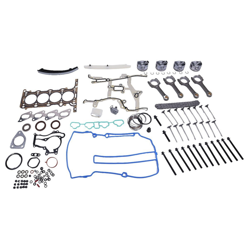 DURAFORCE Engine Pistons Overhaul Rebuild Kit - Con Rods For 11-16 Chevy Cruze Buick 1.4L