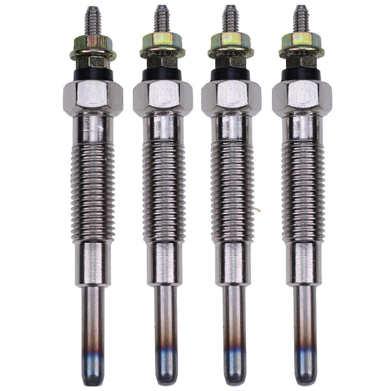 DURAFORCE 4Pcs 12V Glow Plug 32A66-04101 for Mitsubishi S4Q2 S4S F18B FD28 FD35A