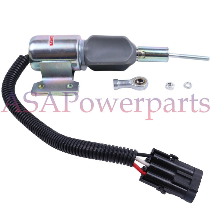 DURAFORCE 24V Stop Solenoid 6733-81-9130 for Komatsu 4D102E 6D102E WA270-3 WA250-3 WA120-3