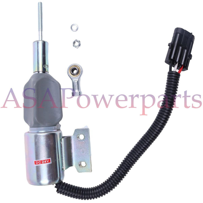 DURAFORCE 24V Stop Solenoid 6733-81-9130 for Komatsu 4D102E 6D102E WA270-3 WA250-3 WA120-3