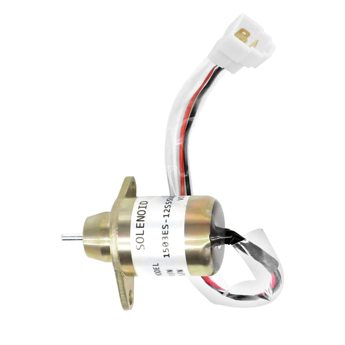 DURAFORCE 12V Fuel Shut Off Stop Solenoid Valve 2503531 for Yanmar Cummins Excavator