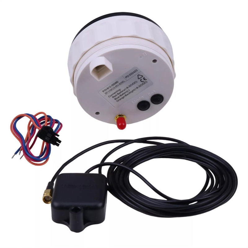 DURAFORCE GPS Speedometer Odometer B07DY3MBJL 12V/24V 85mm 0-80MPH 0-120km/h for Eling