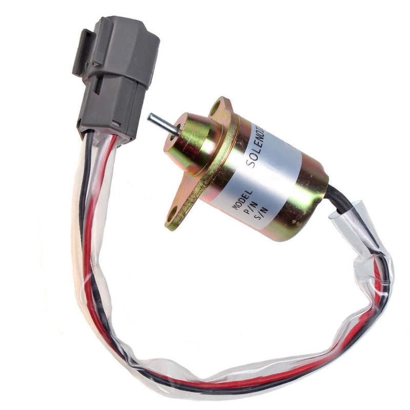 DURAFORCE 12V Stop Solenoid VOE14521915 1452-1915 for Volvo Excavator EC55B EW55B ECR58