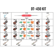 DURAFORCE DT 450 Pcs Deutsch Connector Plug Kit for 14-20 AWG Stamped Contacts Kit