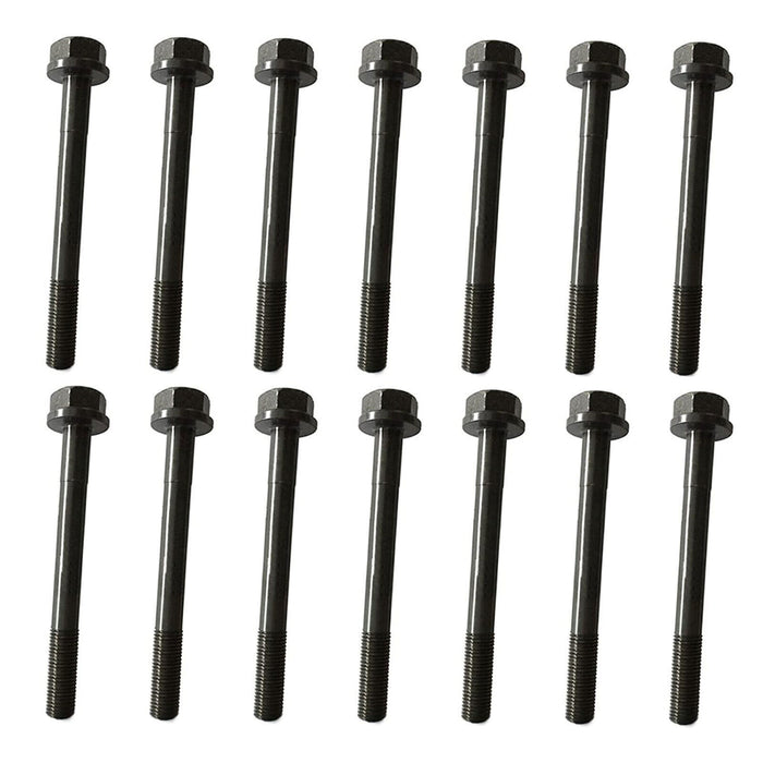 DURAFORCE 14 PCS Cylinder Head Bolt 129150-01200 for Yanmar 3TNV88 3TNV84 3TNE88 3TNE84