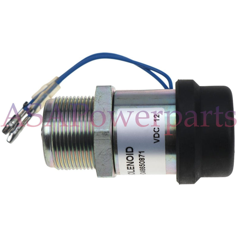 DURAFORCE 12V Shutoff Solenoid 229-5183 for Caterpillar CAT 301.6C 301.8C L3E Engine