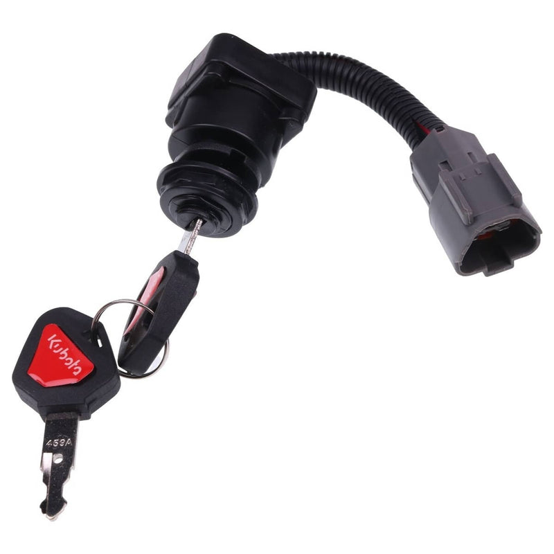 DURAFORCE Starter Switch w/Keys 32771-31822 for Kubota Backhoe Loader L39 L45 L47 L48 M59
