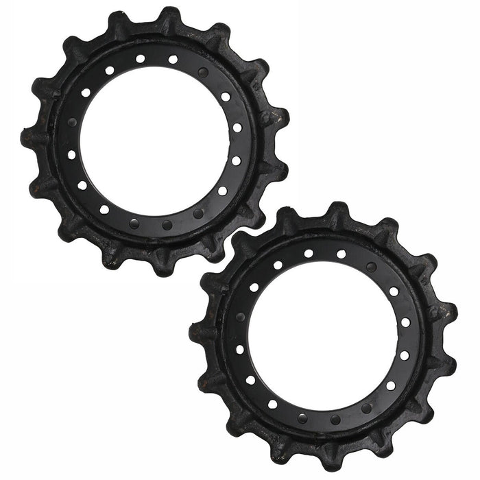 DURAFORCE 2Pcs 15 Teeth 16 Holes Drive Sprocket 7270159 for Bobcat Loader T630 T650