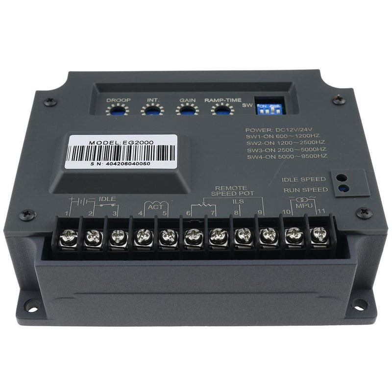 DURAFORCE EG2000 Electronic Engine Speed Governor Controller Generator Controller Panel