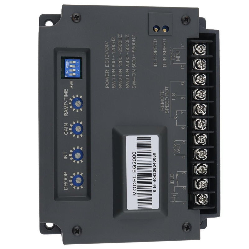 DURAFORCE EG2000 Electronic Engine Speed Governor Controller Generator Controller Panel