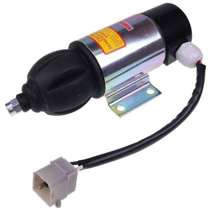 DURAFORCE 24V Stop Solenoid Valve 881531 for Volvo Penta TAMD70E TAMD70D AQD70D 24V 3WIRES