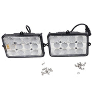 DURAFORCE 2Pcs 6"x4" LED Cab Light 6500K AH159332 for John Deere 9410 9510 9610 9400 9500
