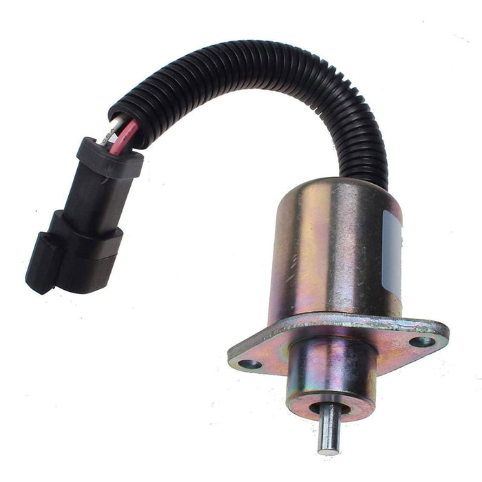 DURAFORCE 12V Fuel Shutoff Solenoid 2848A278 for Perkins CAT 246 Skid Steer UB704 Engine