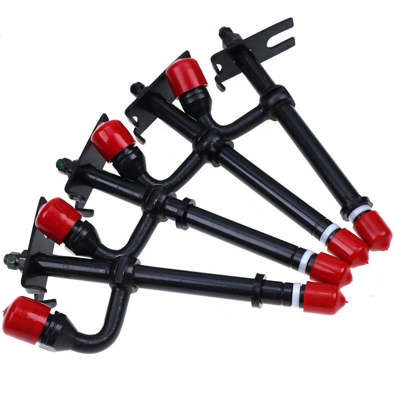 DURAFORCE 4Pcs Fuel Injector AR89564 SE500822 for John Deere 401D 455D 310A 310B 610B 210C
