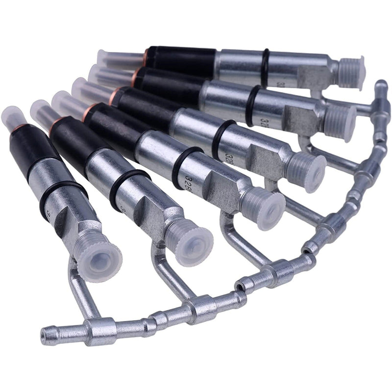 DURAFORCE 6PCS Fuel Injector 128-3293 for Caterpillar Engine 3046 Excavator 315 315B