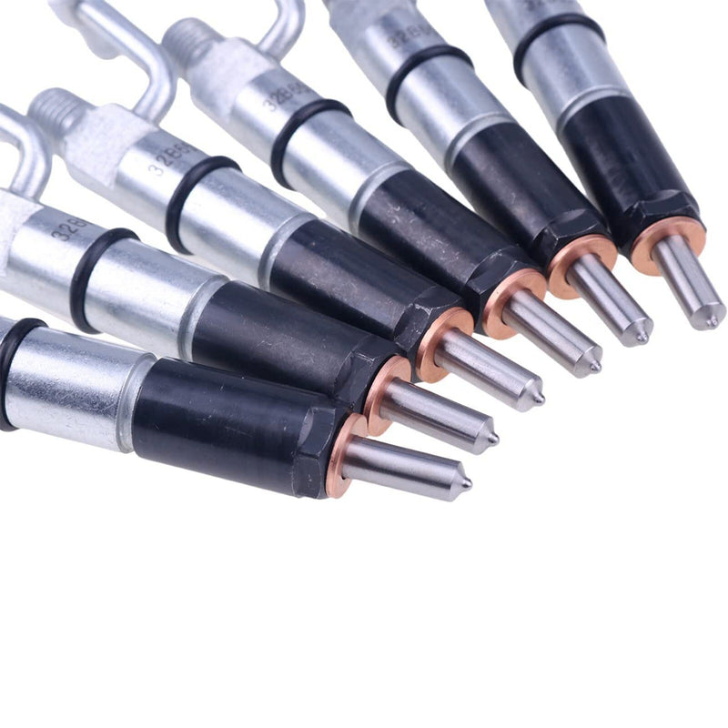 DURAFORCE 6PCS Fuel Injector 128-3293 for Caterpillar Engine 3046 Excavator 315 315B