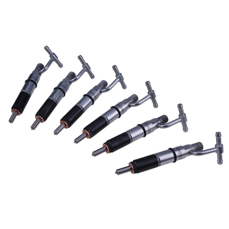 DURAFORCE 6PCS Fuel Injector 128-3293 for Caterpillar Engine 3046 Excavator 315 315B